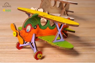 3D coloring model «Biplan»